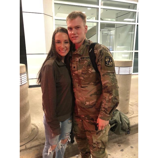 Right before Hud left for airborne school in Fort Benning, Georgia
