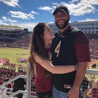 Jeff took me to his alma mater Florida State University where we watched his team play football (they lost).