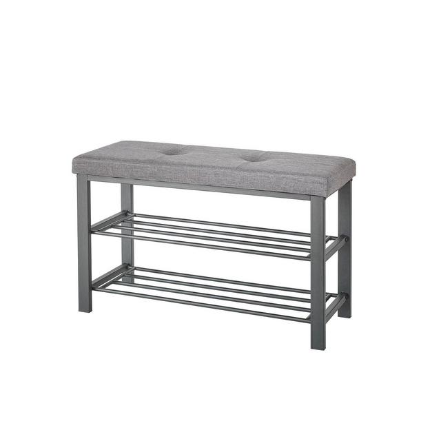 Neatfreak Fabric Upholstered Shoe Storage Bench