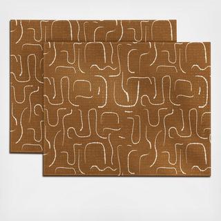 Abstract Lines Placemat, Set of 2
