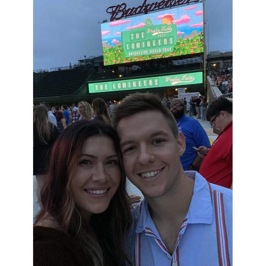 WE LOVE THE LUMINEERS. this concert was iconic @Wrigley!!!