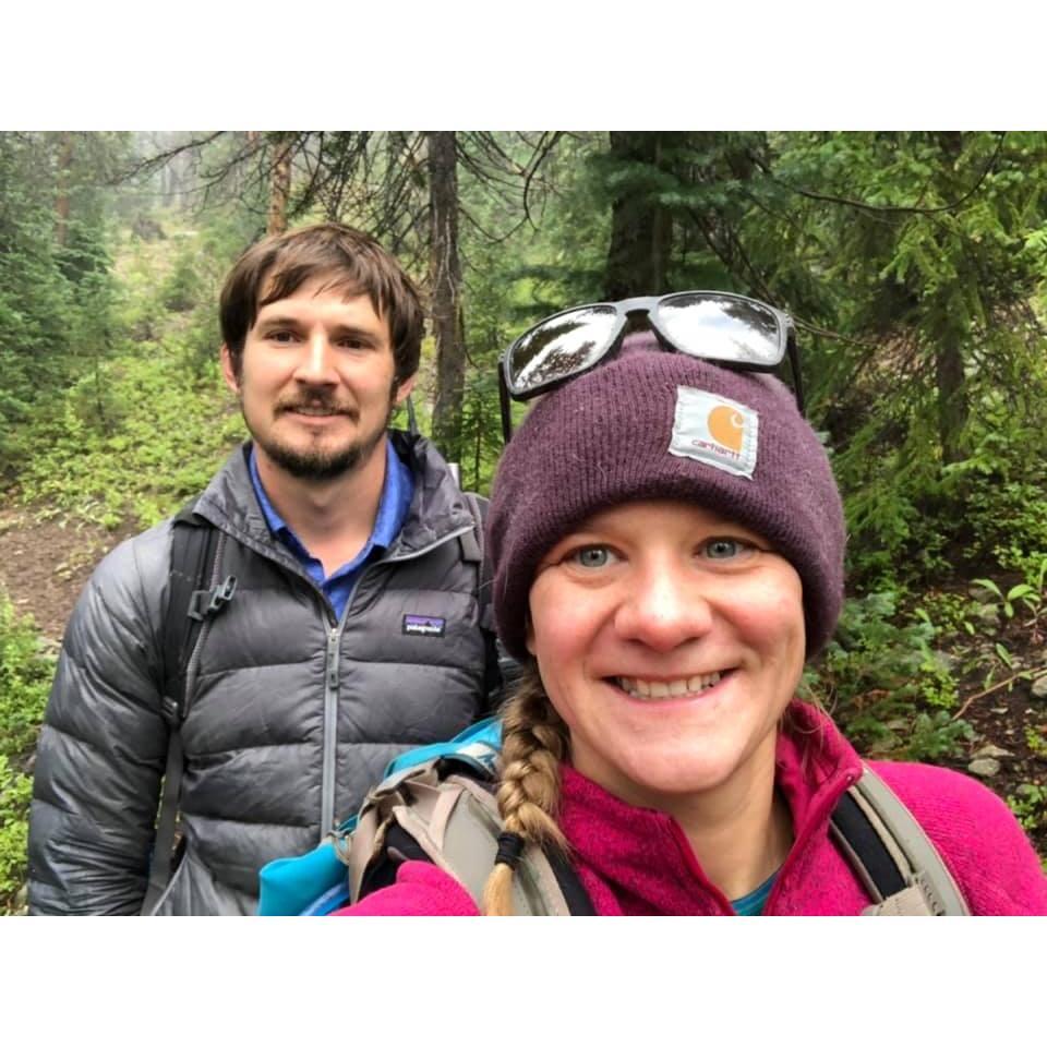 One of our many backpacking trips!