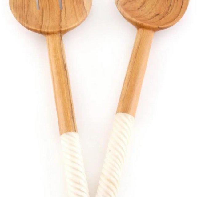 Kenyan Antelope Antle Salad Servers