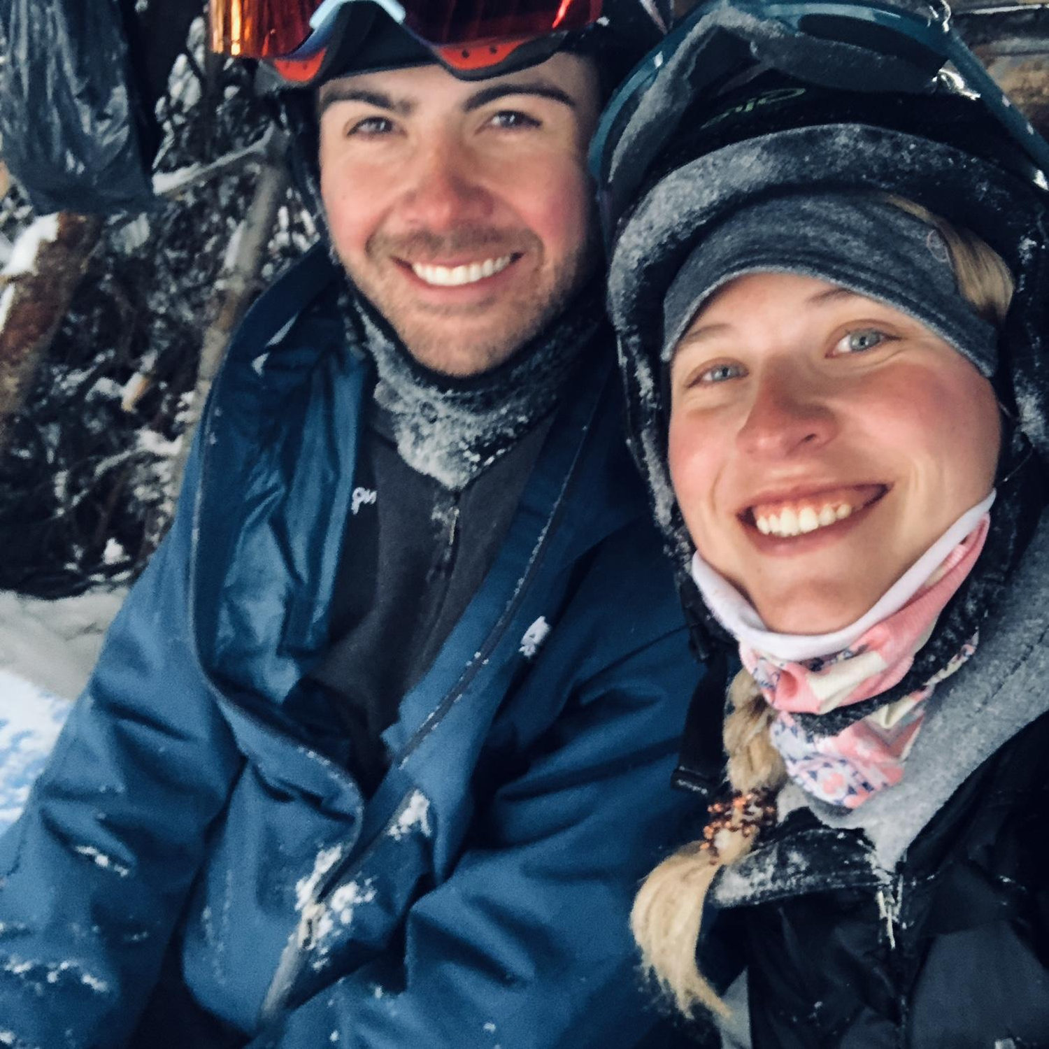 April 2022 | Our first photo together...naturally skiing at Winter Park