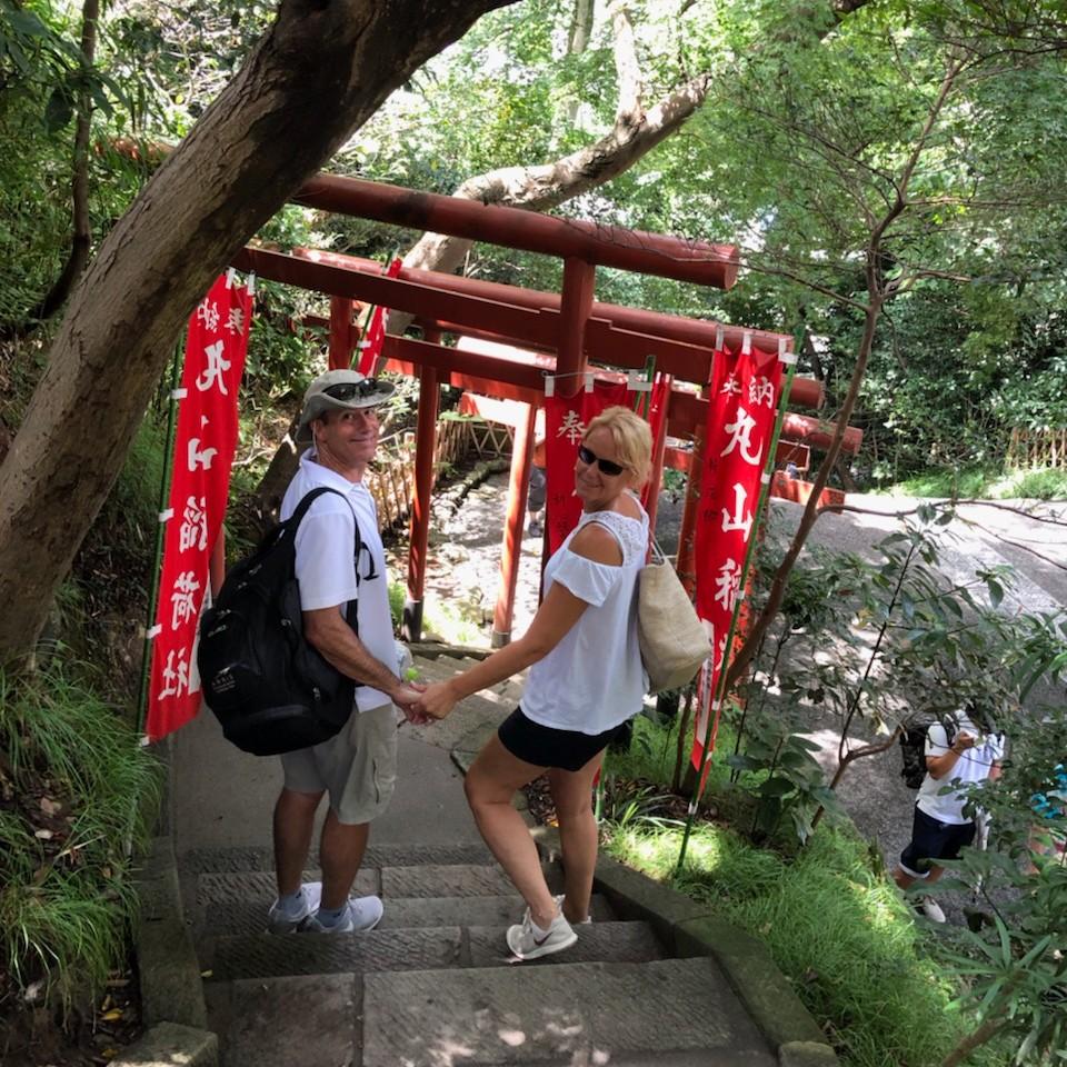 Visiting Cassie in Japan - Temple in Kamakura - 8/13/19