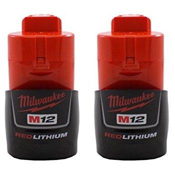 Milwaukee (2-pack) 48-11-2401 M12 RED Li-Ion Battery Packs