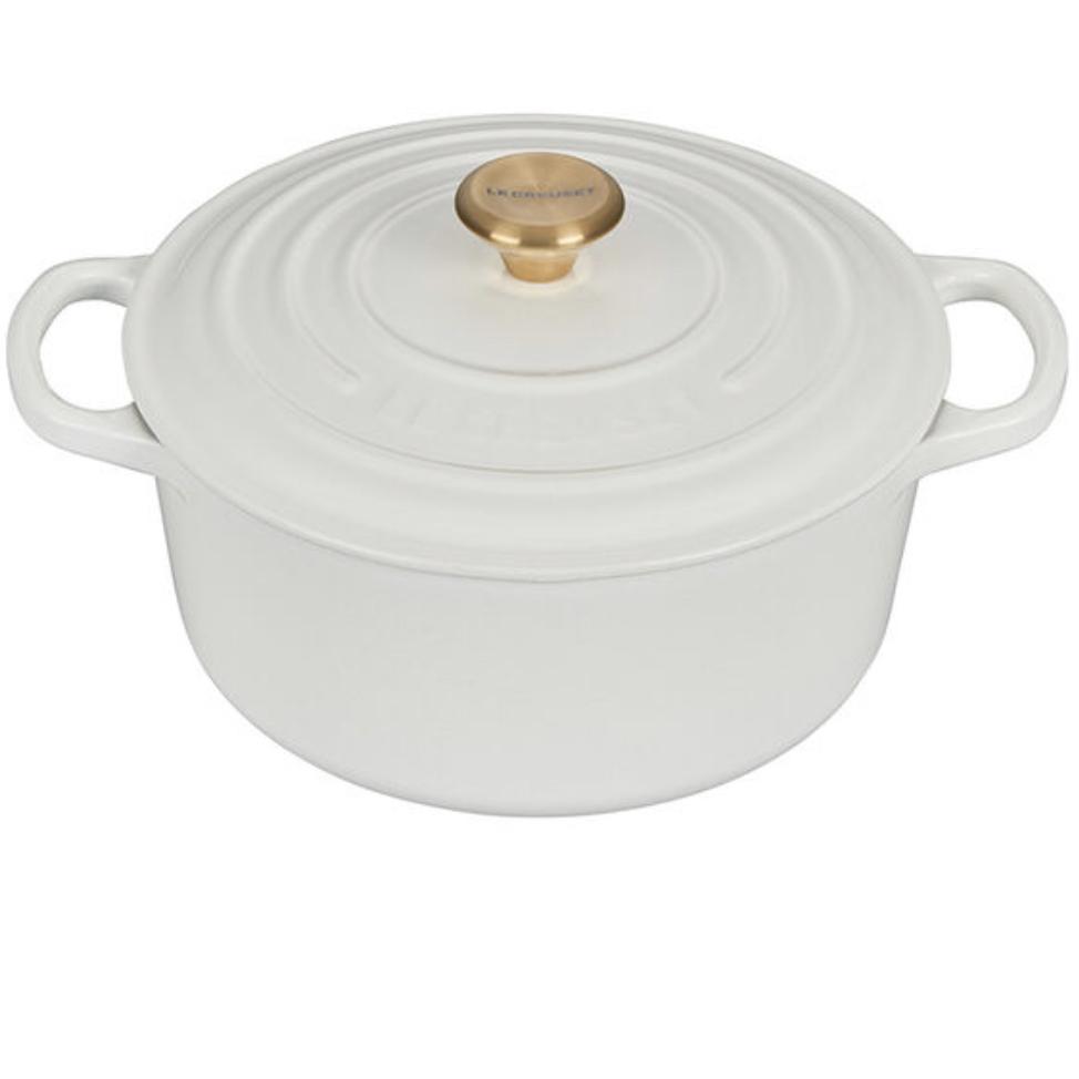 Le Creuset ® Signature 5.5-Qt. Round White Dutch Oven with Lid