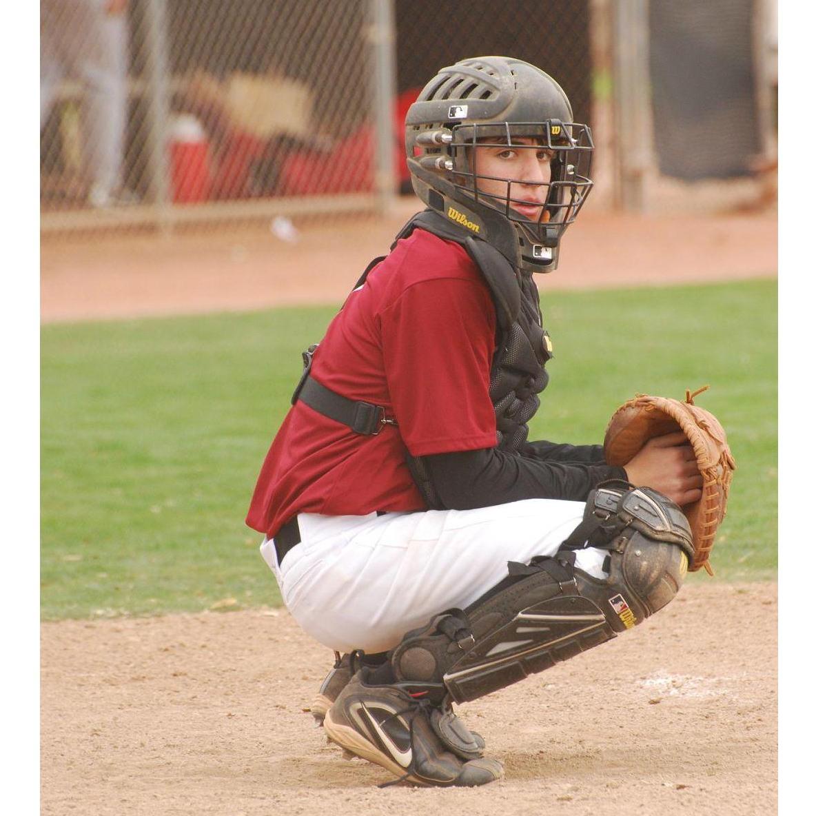 Mark playing baseball (2009)
