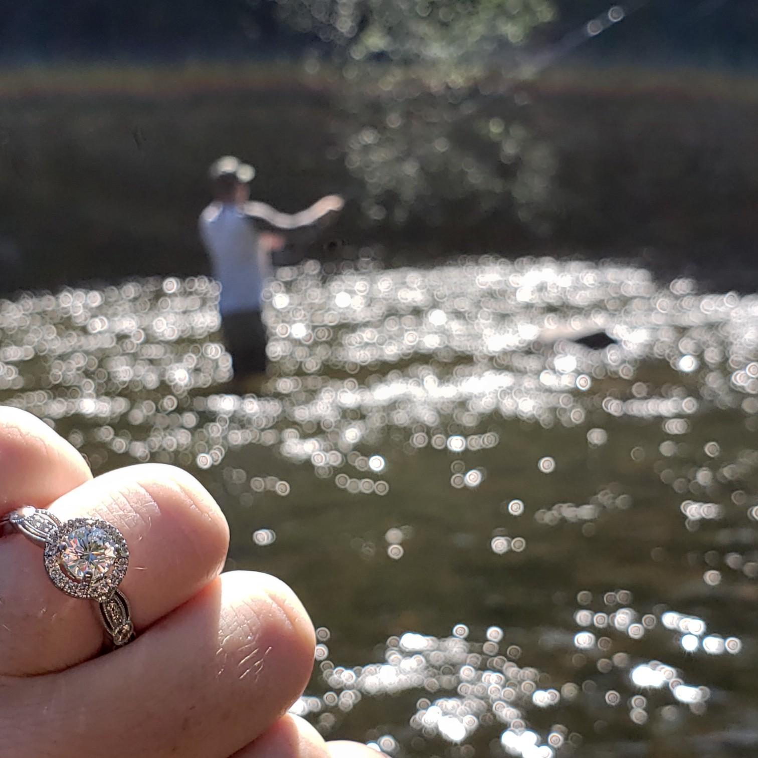 8/15/19 the day Dusty got down on one knee in the Yampa River
