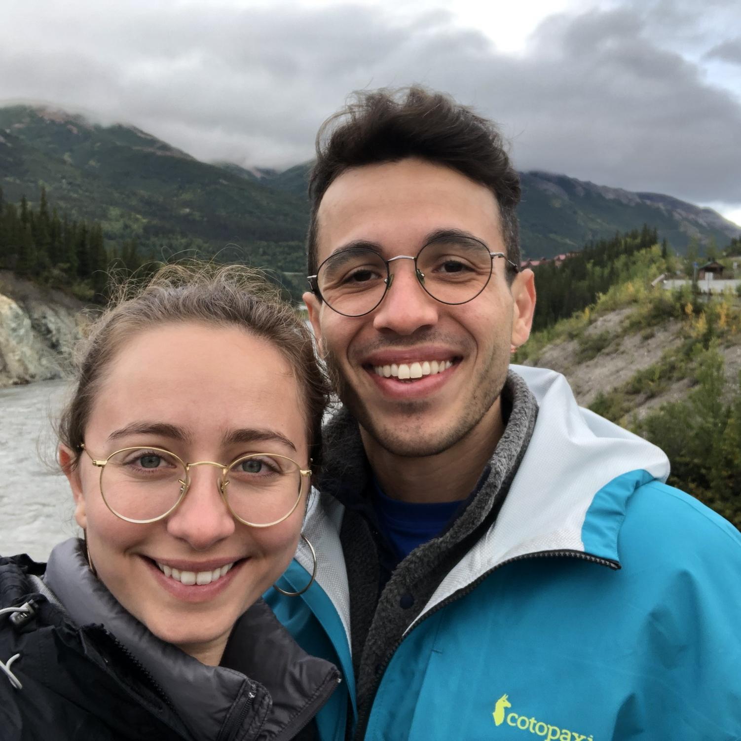 We went to Denali, AK to do some off trail hiking. This was probably on the road though, because we got too scared of grizzlies to actually go off trail for more than 5 min.