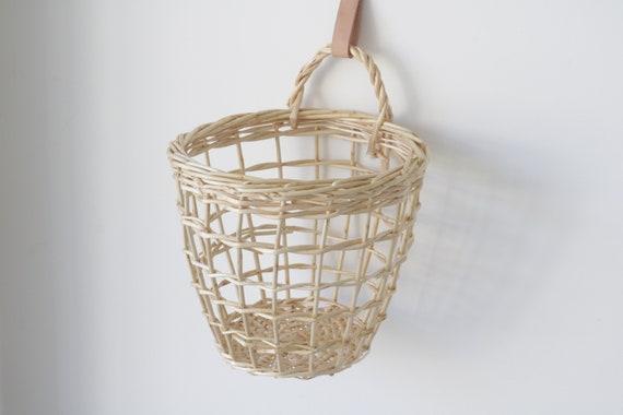 Hanging Wicker Basket