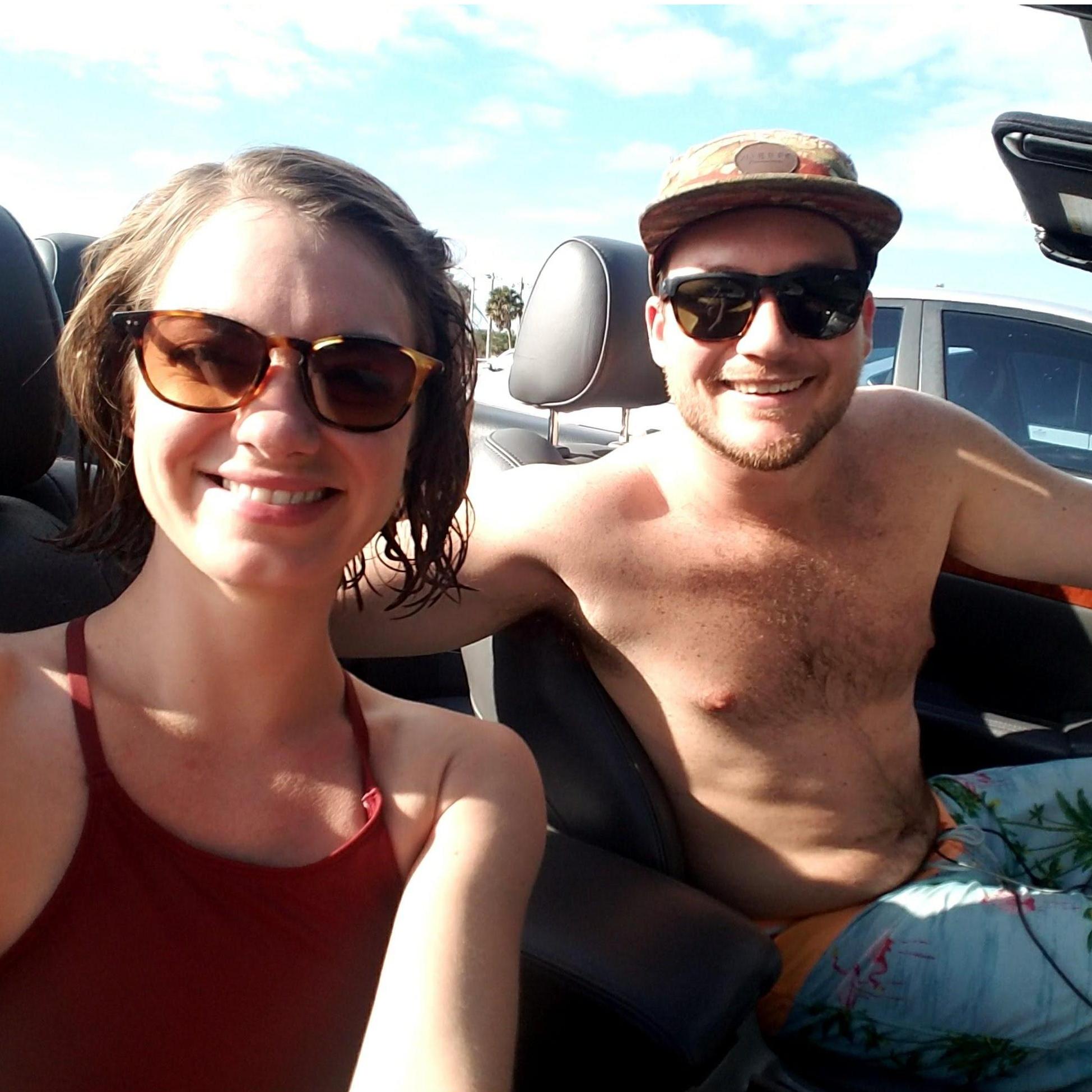 Our first Florida trip together, December 2017