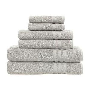 Linum Home Textiles Denzi 6-Piece Towel Set in Grey