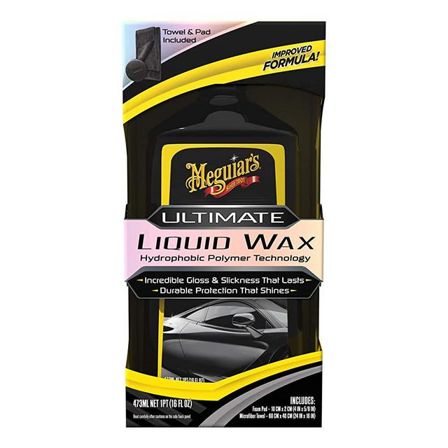 Meguiar's G210516 Ultimate Liquid Wax, 16 oz, Black