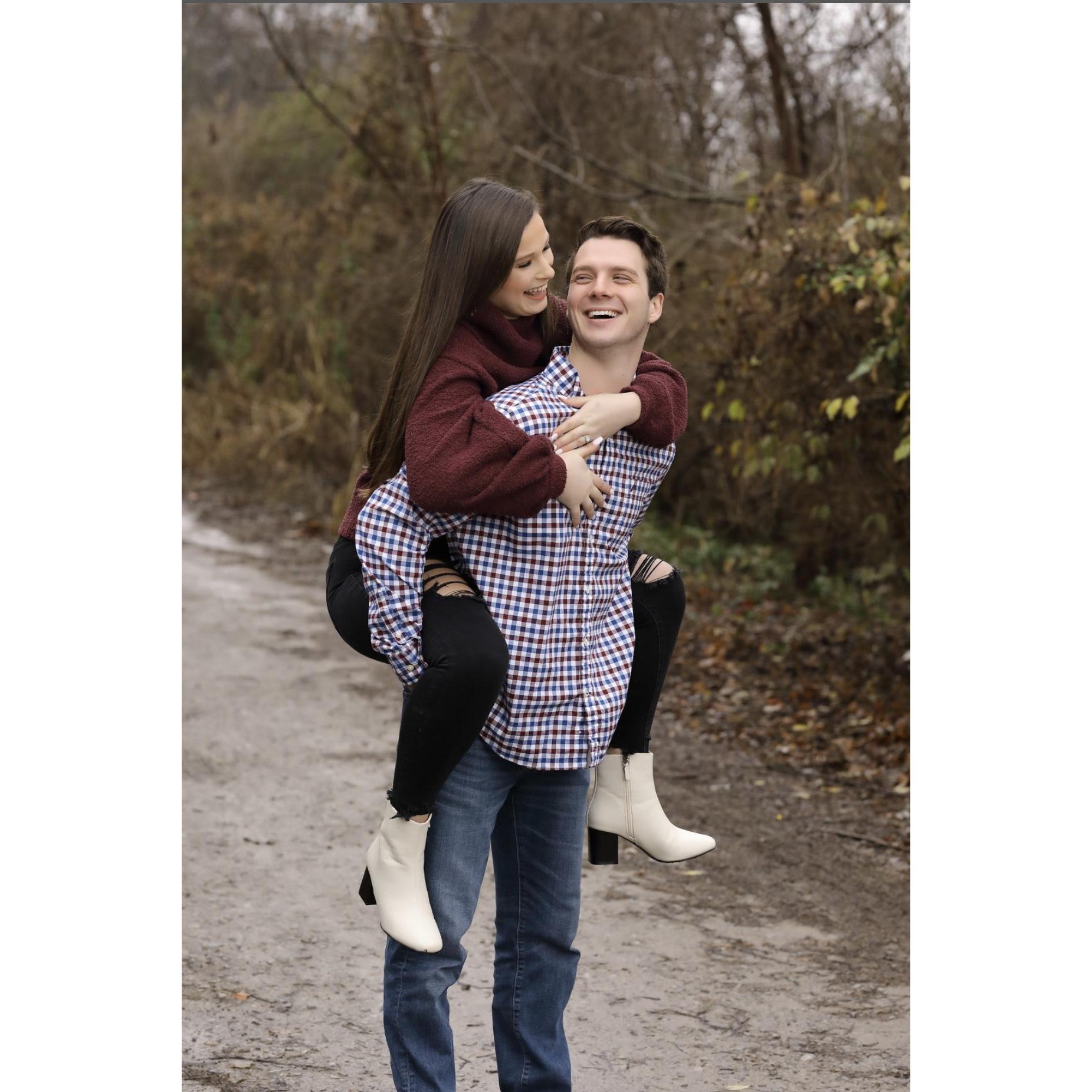 One of the photos from our engagement session!