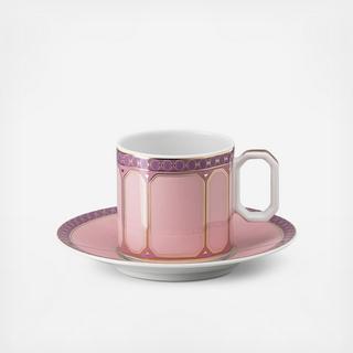 Swarovski Espresso Cup & Saucer