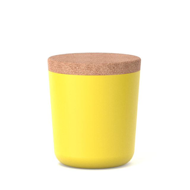 Bamboo Storage Jar XL - Lemon