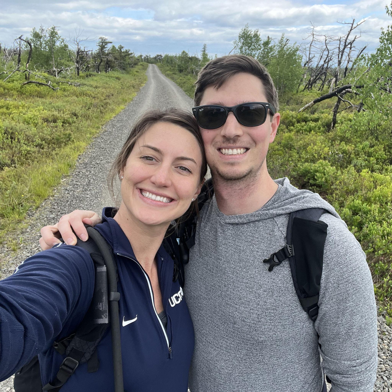 This was taken on a hike, before we realized we were lost (oops)