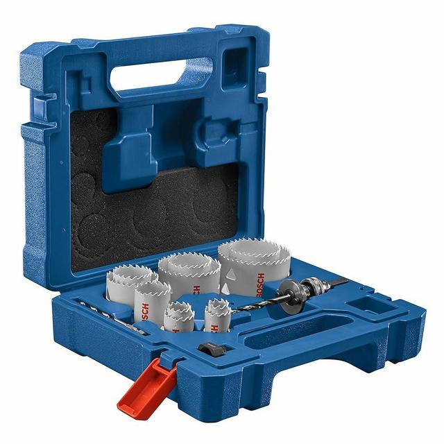 BOSCH HBT15M 15-Piece Bi-Metal T-Slot Master Hole Saw Assorted Set