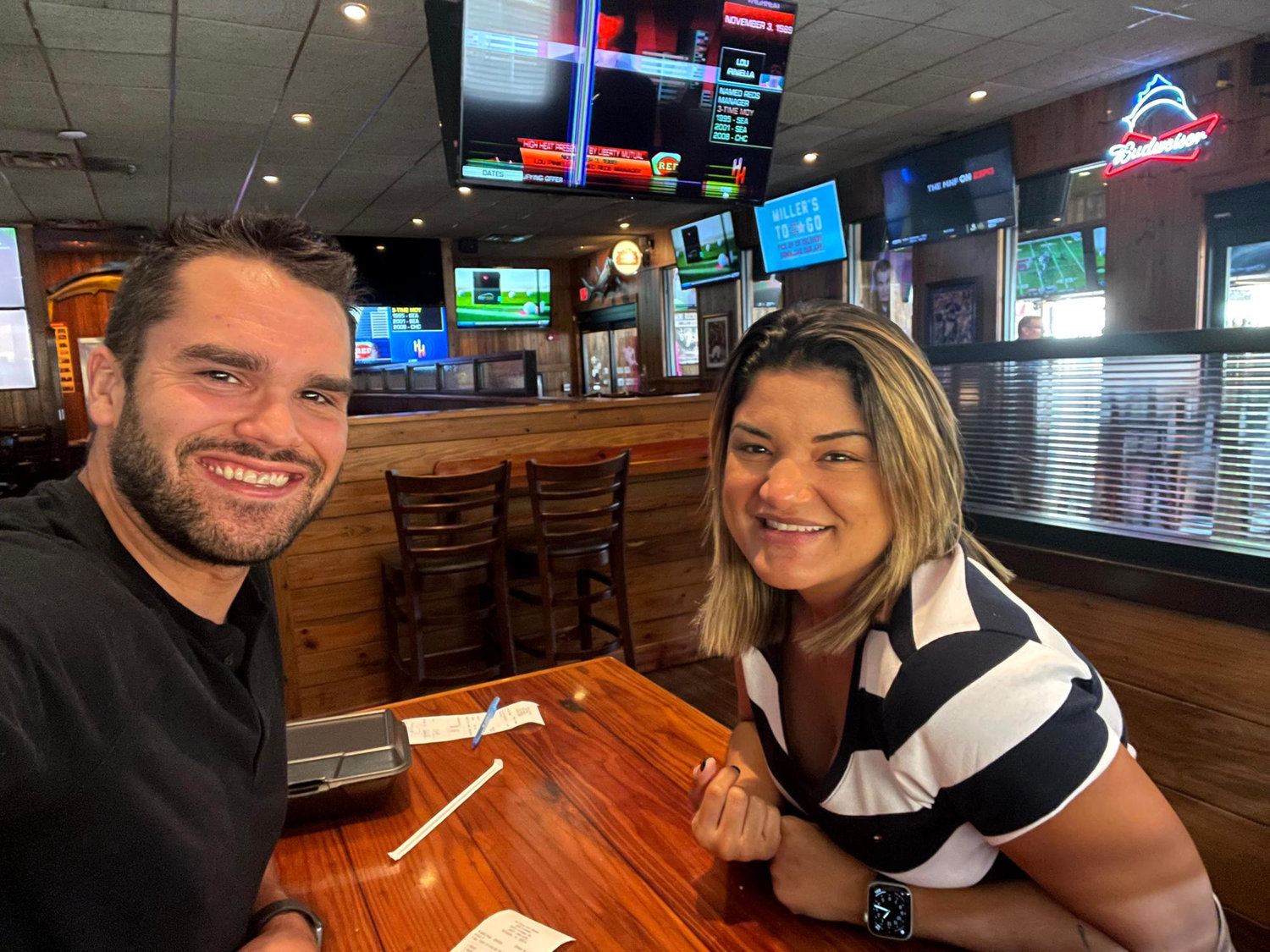 Lunch date at the same table we had our first date.