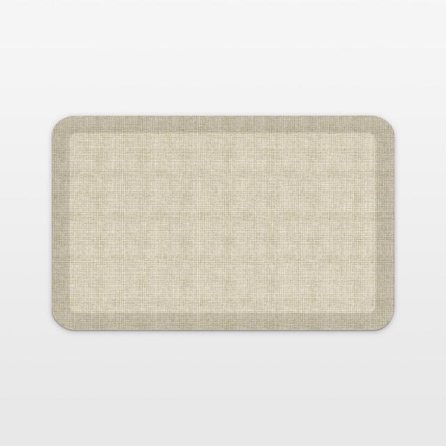 GelPro Designer Comfort Tweed Antique White Kitchen Mat 20"x32"