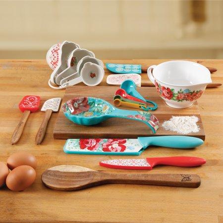 The Pioneer Woman Vintage Floral Gadget Set, 20 Piece