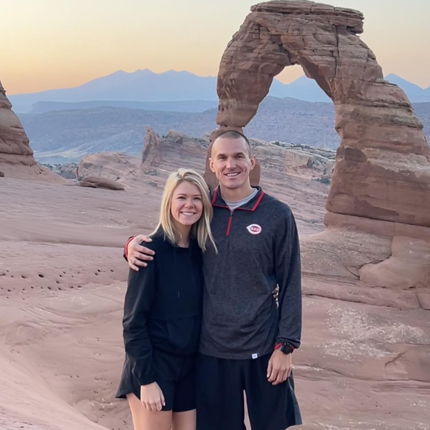 Arches National Park at sunrise