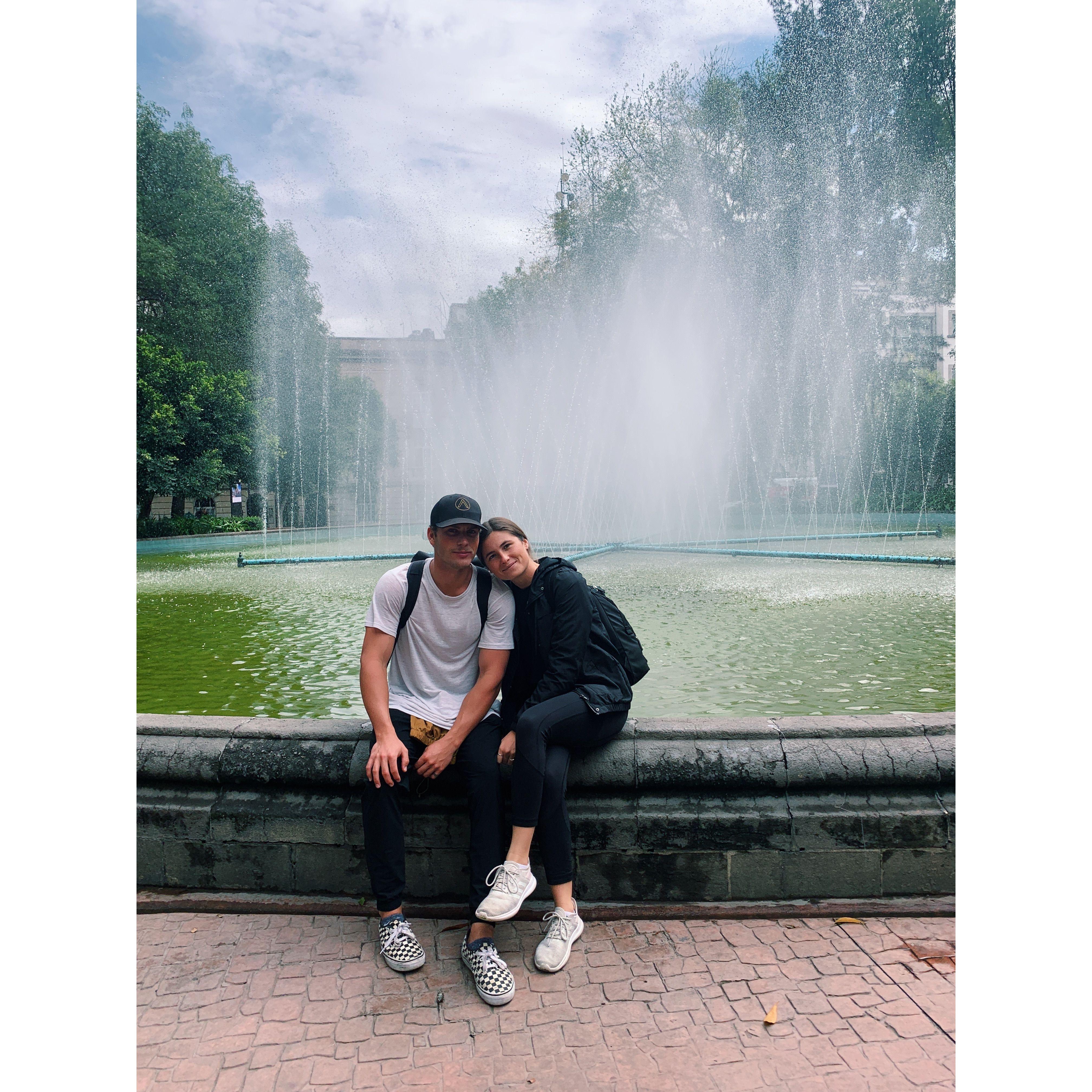 During our trip to Mexico City for Dia de Los Muertos!