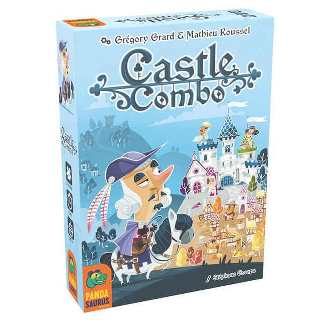 Pandasaurus Games Castle Combo Card Game - Maximize Combos in This Card Placement Strategy Game, Quick Competitive Family Fun for Kids & Adults, Ages 10+, 2-5 Players, 15-30 Minute Playtime