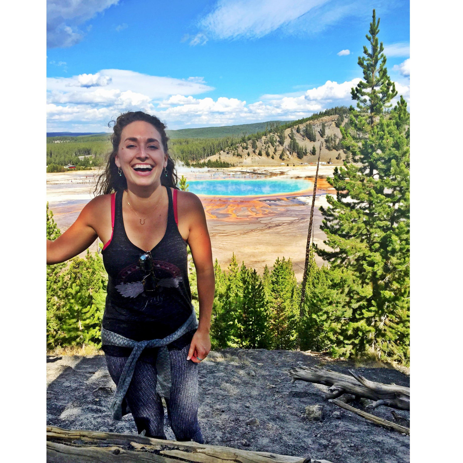 Fun times at Grand Prismatic Springs