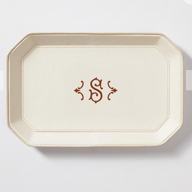 Geo Leather Catchall