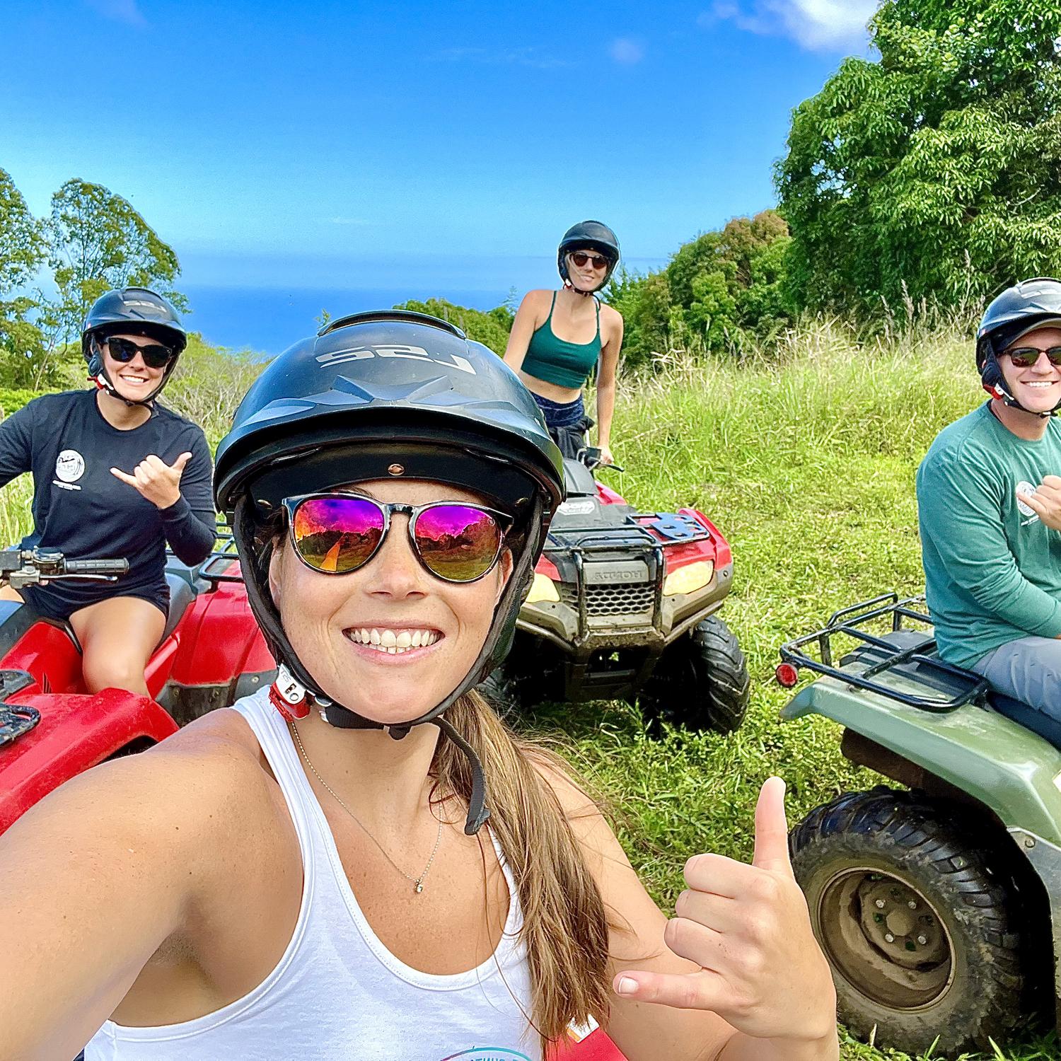 Braya’s first time to Maui to visit Laura’s sister Jess and brother in law Andrew! We celebrated Laura’s 30th birthday, traveled to the Big Island, and got to ride ATVs through the jungle!