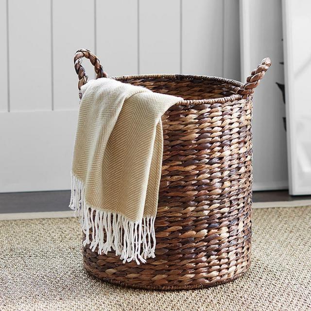 Seagrass Tote Basket, Havana