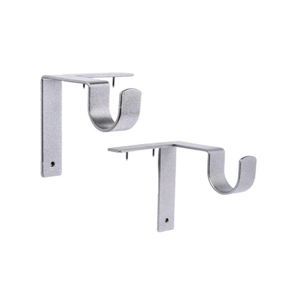 Single Curtain Rod Brackets - Kwik-Hang Curtain Rod Brackets