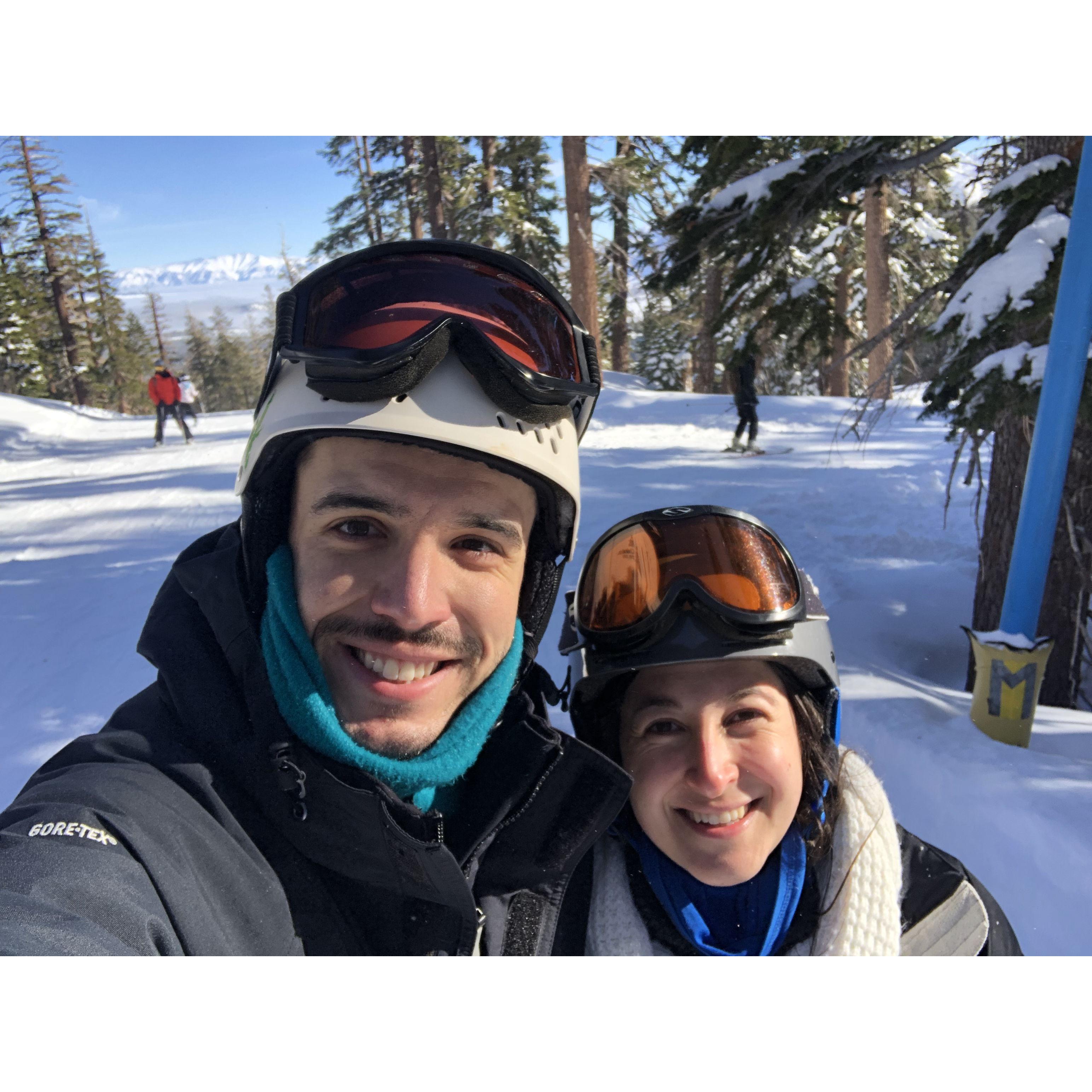 Jimmy's first ski trip! Mammoth Mountain, January 2022