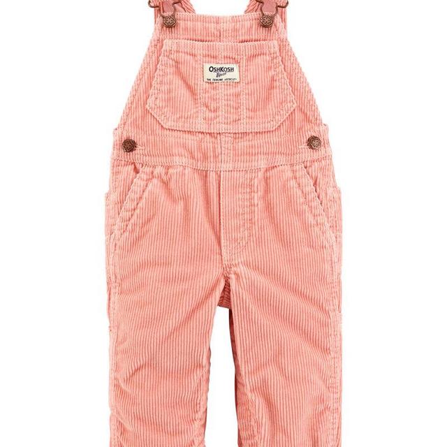 Jersey-Lined Corduroy Overalls