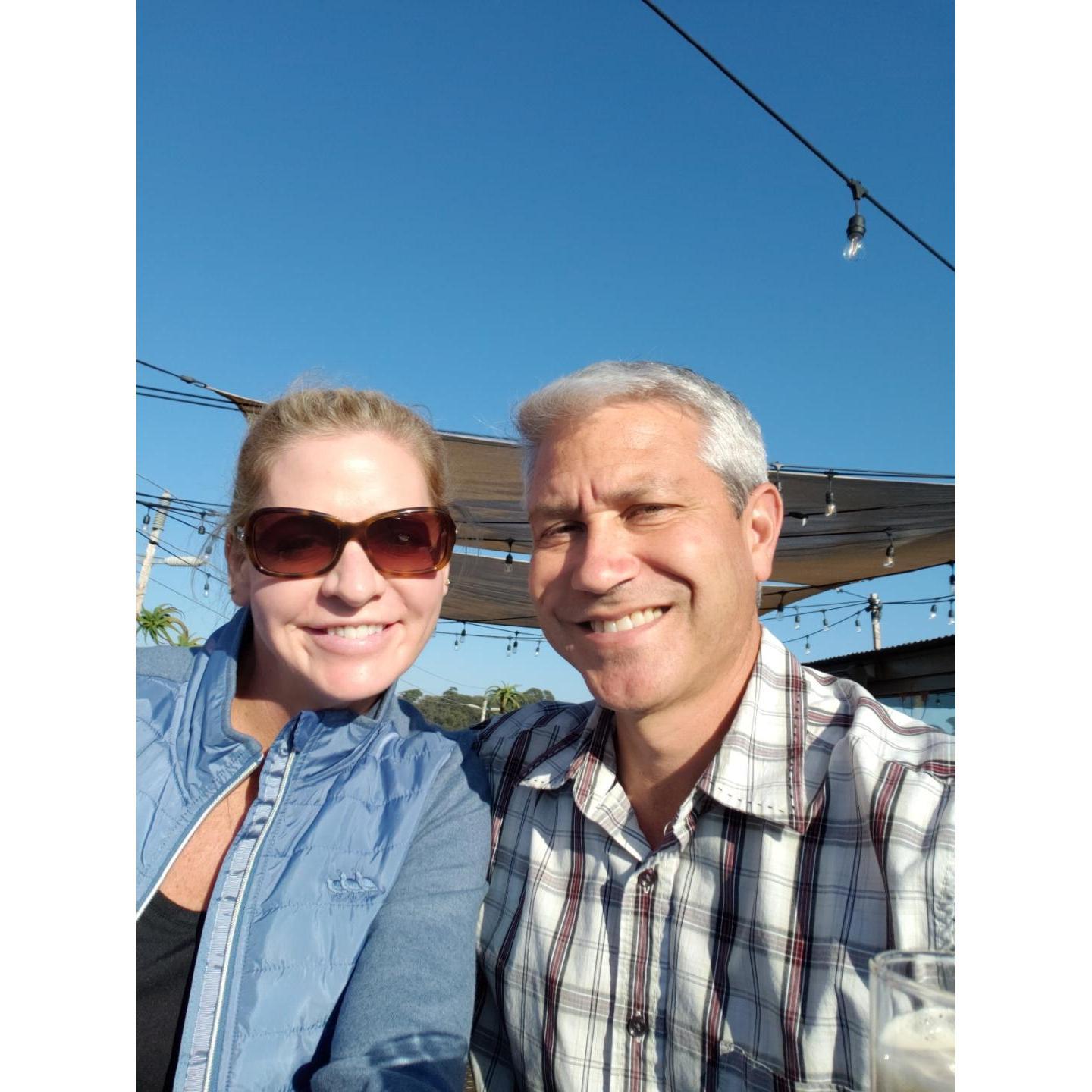 Rooftop lounge at the Hotel 1110 in Monterey California