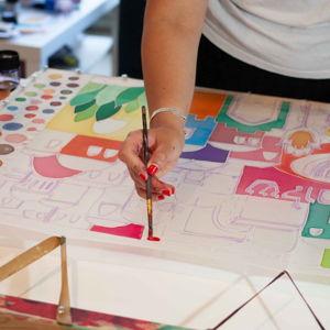 Silk Painting Workshop with Avigael Creations