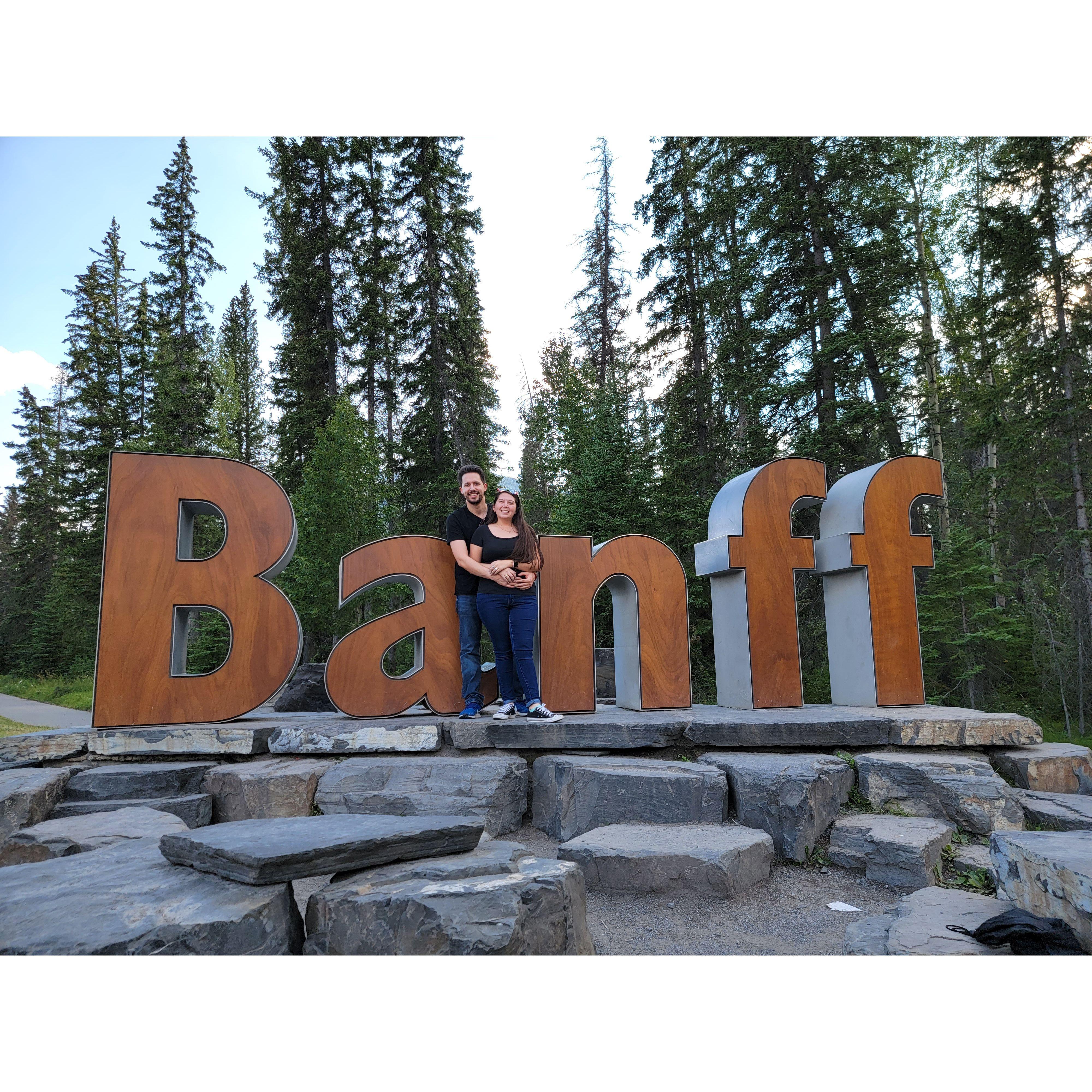 First time in Canada at Banff National Park