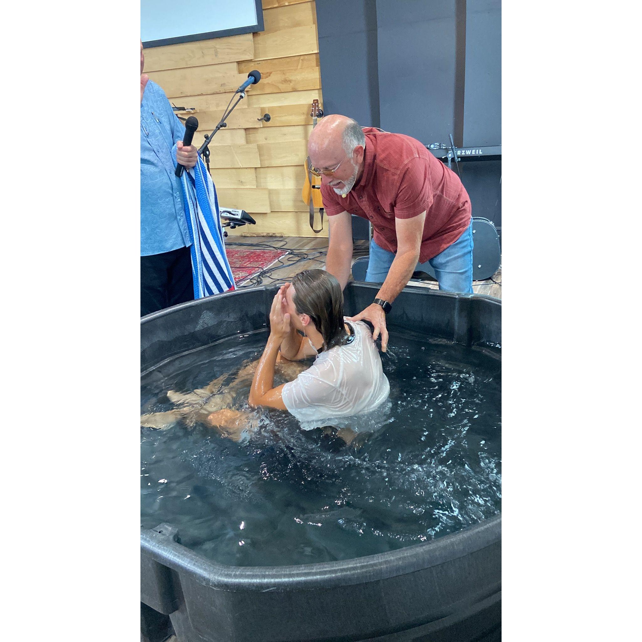 My baptism was a long time coming but when it came it was strong and filled me to the brim.