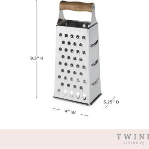 Twine Acacia Wood Handled Cheese Grater