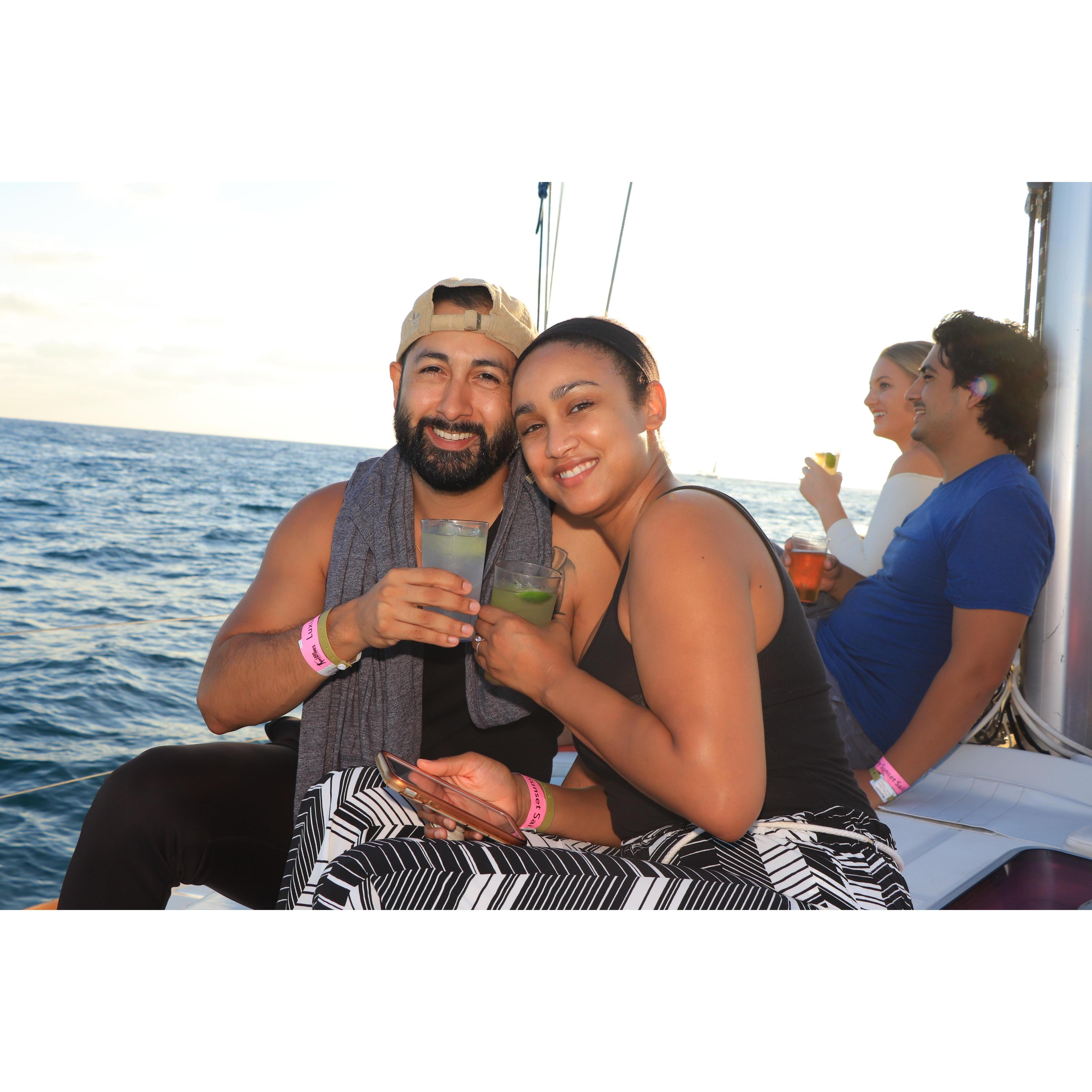 Sunset cruise in Cabo San Lucas, Mexico.