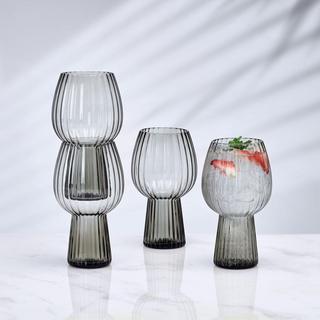 Phoebe Optic Goblet Glass, Set of 4