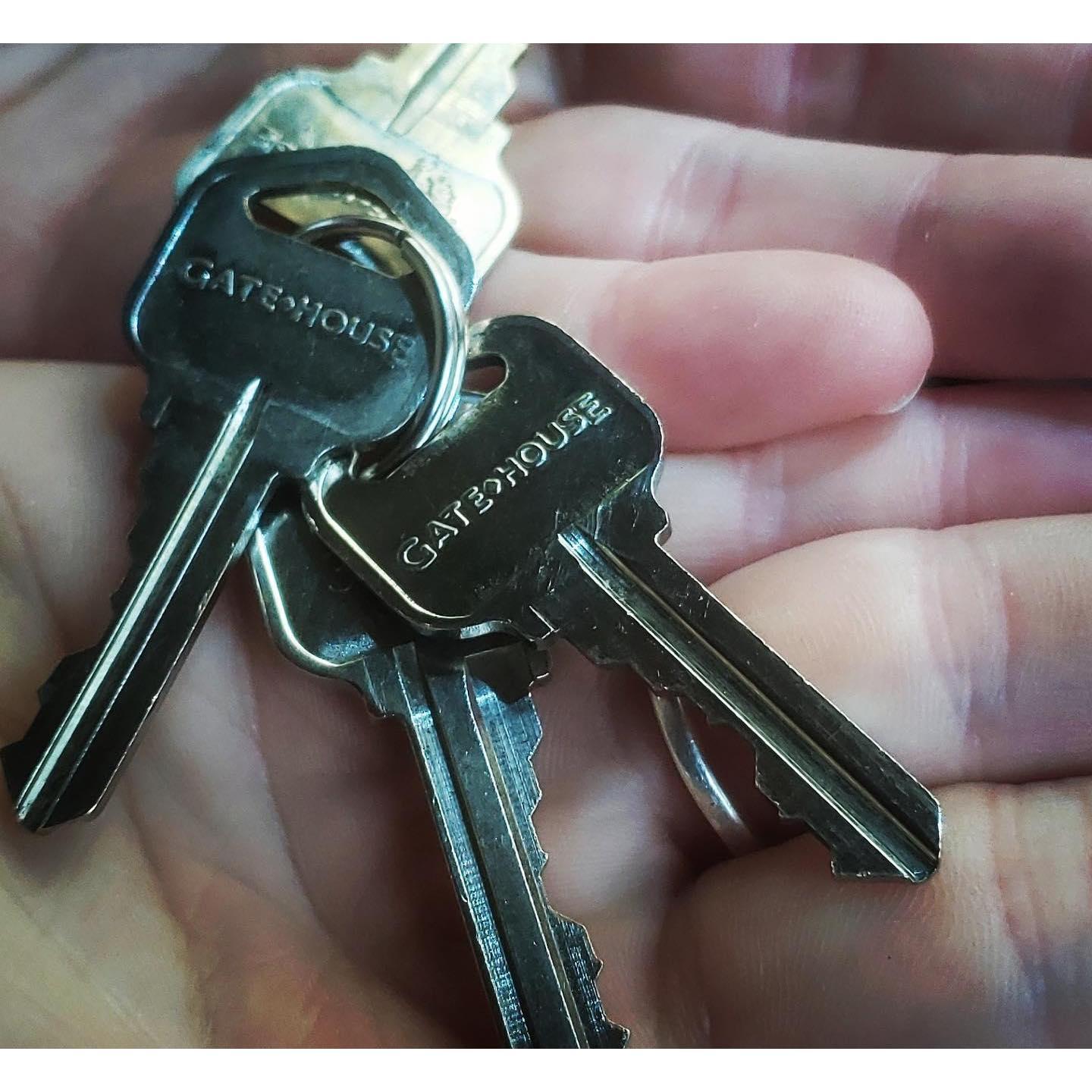 Keys to our first house together