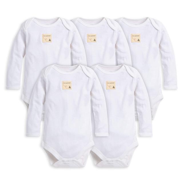 Burt's Bees Baby Unisex Baby Bodysuits, 5-Pack Short Long Sleeve One-Pieces, 100% Organic Cotton