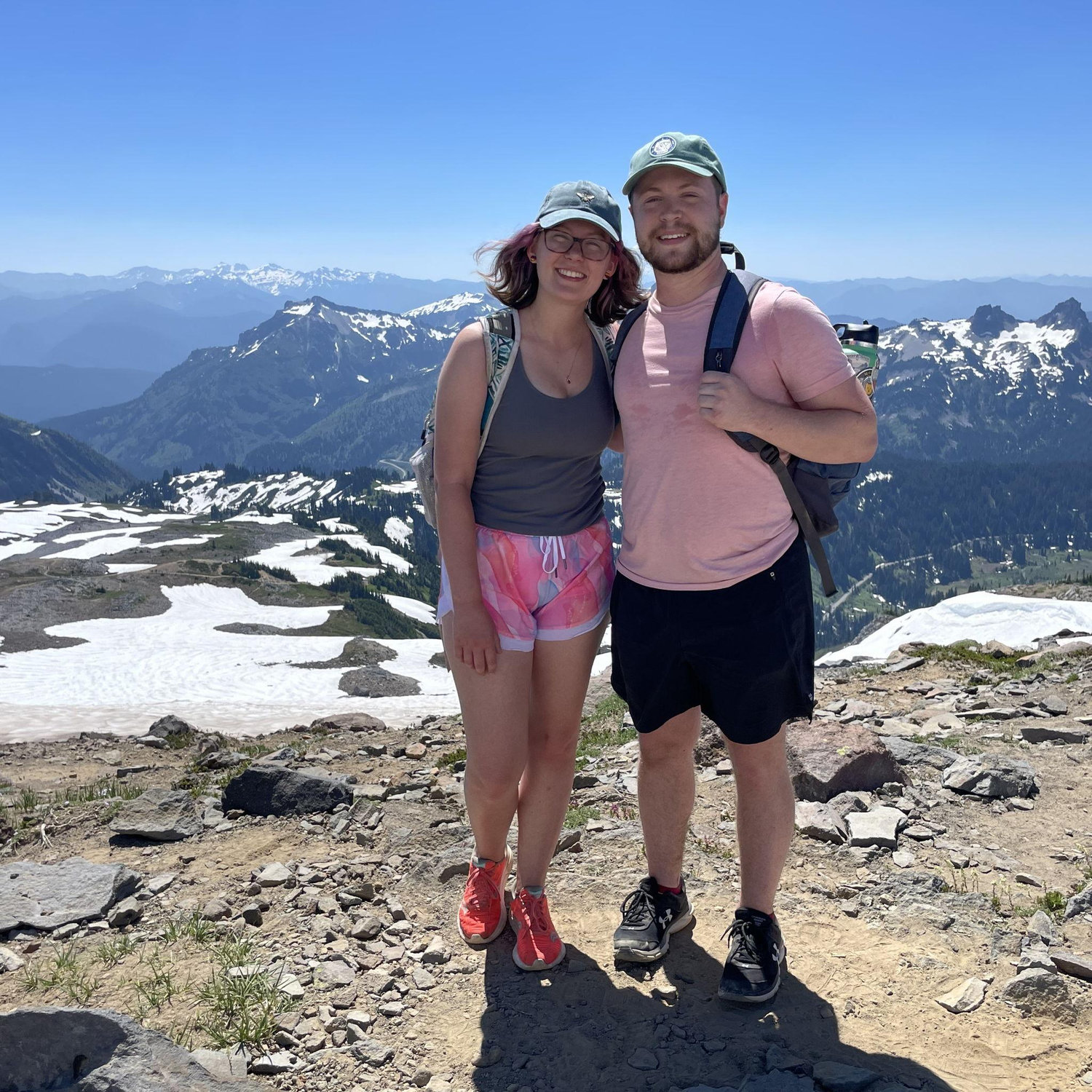 Road trip adventures - hiking at Mount Rainier National Park