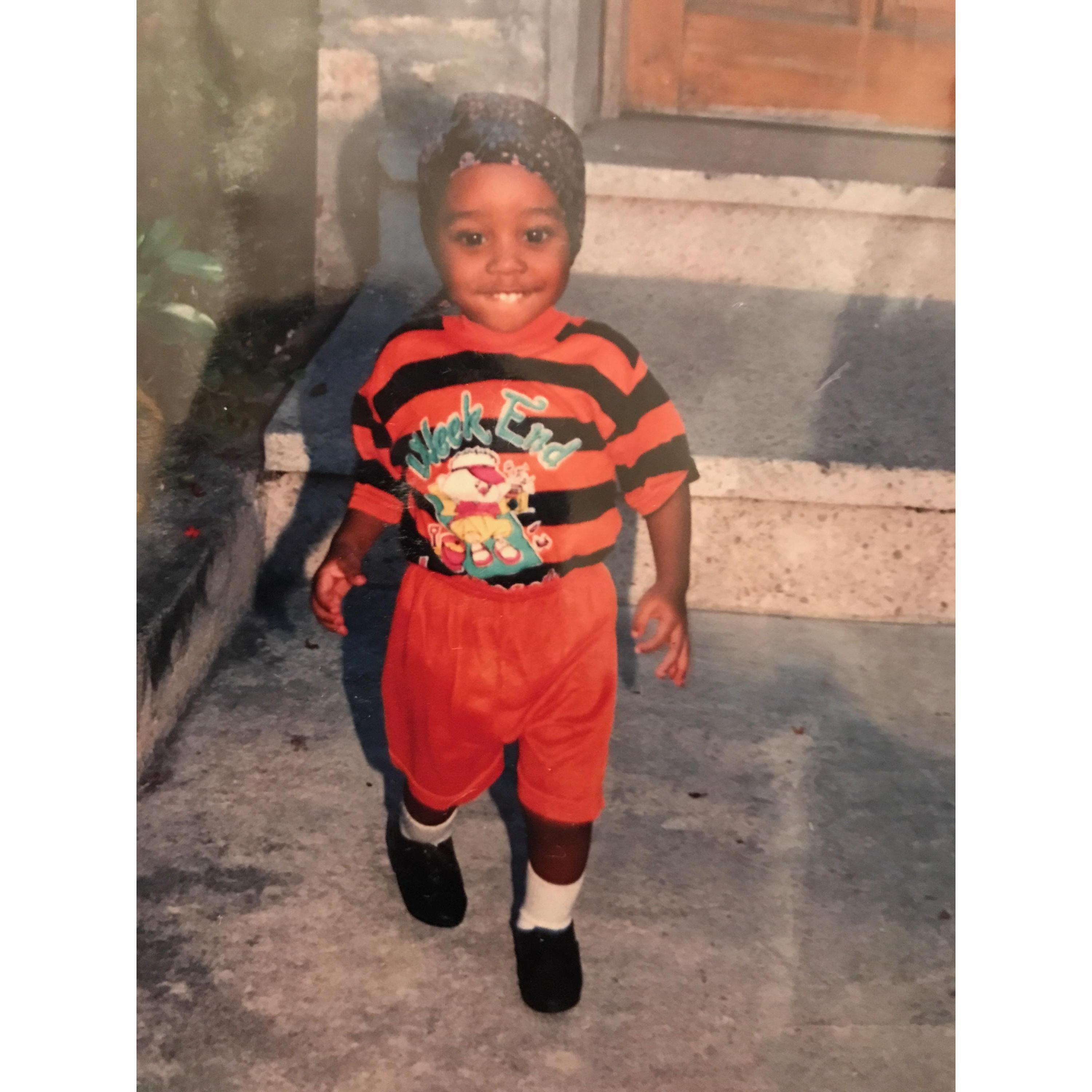 Homley as a Toddler!