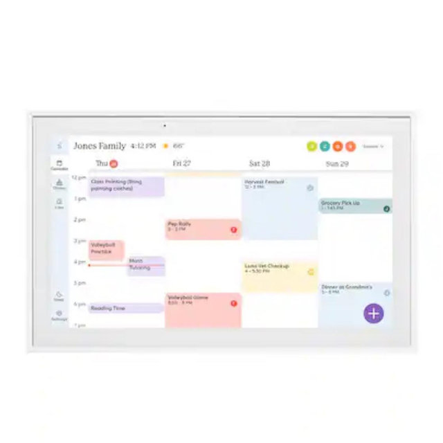 Skylight - Calendar: 15 Inch Touchscreen Smart Calendar and Chore Chart - White