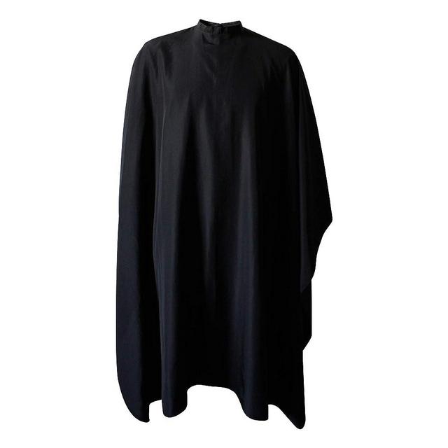 SMARTHAIR Professional Salon Cape Polyester Haircut Apron Hair Cut Cape,50"x57",Black,C007001E