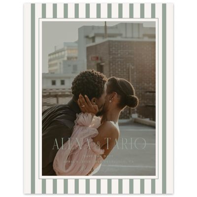 Sage, Green Wedding Digital Save the Date - Azelie Photo